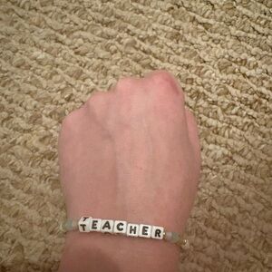 “Little Word Project” Teacher Beaded Bracelet